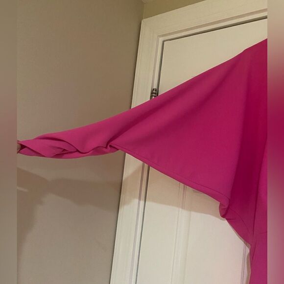 NWT Zara backless long sleeve mini dress Hot pink - Picture 3 of 7